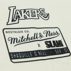 Men Mitchell & Ness T-Shirts & Tops-Slam Cover Los Angeles Lakers Shaquille O'Neal