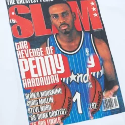 Men Mitchell & Ness T-Shirts & Tops-Slam Cover Orlando Magic Penny Hardaway