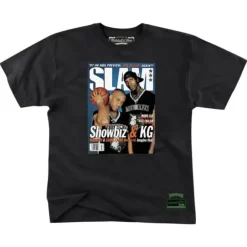 Men Mitchell & Ness T-Shirts & Tops-Slam Cover Tee Minnesota Timberwolves Stephon Marbury