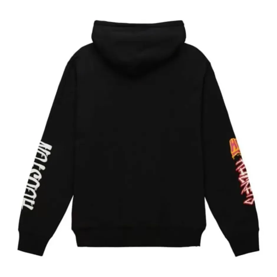 Men Mitchell & Ness Hoodies & Sweatshirts-Slap Sticker Hoodie Houston Rockets