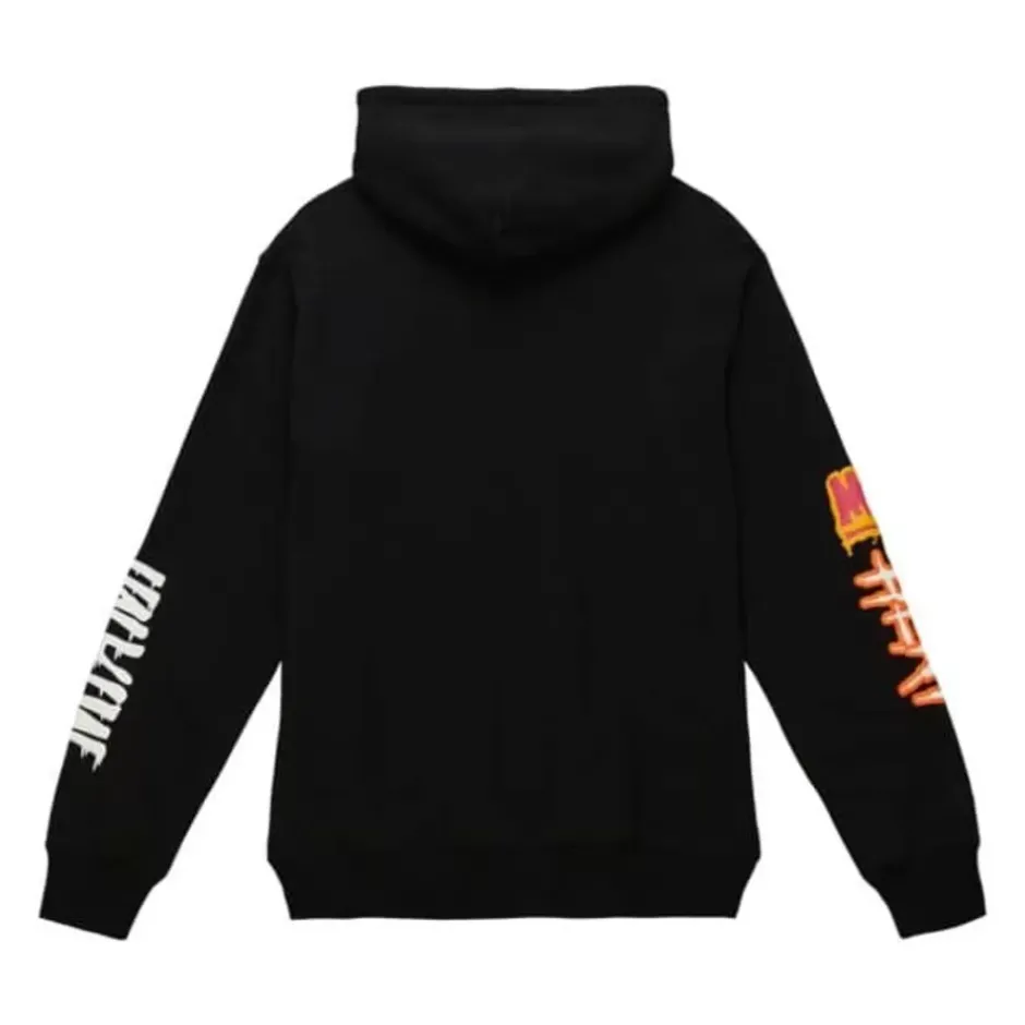 Men Mitchell & Ness Hoodies & Sweatshirts-Slap Sticker Hoodie Miami Heat