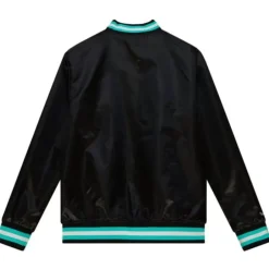 Men Mitchell & Ness Jackets & Outerwear-Slap Sticker Reversible Jacket Vancouver Grizzlies