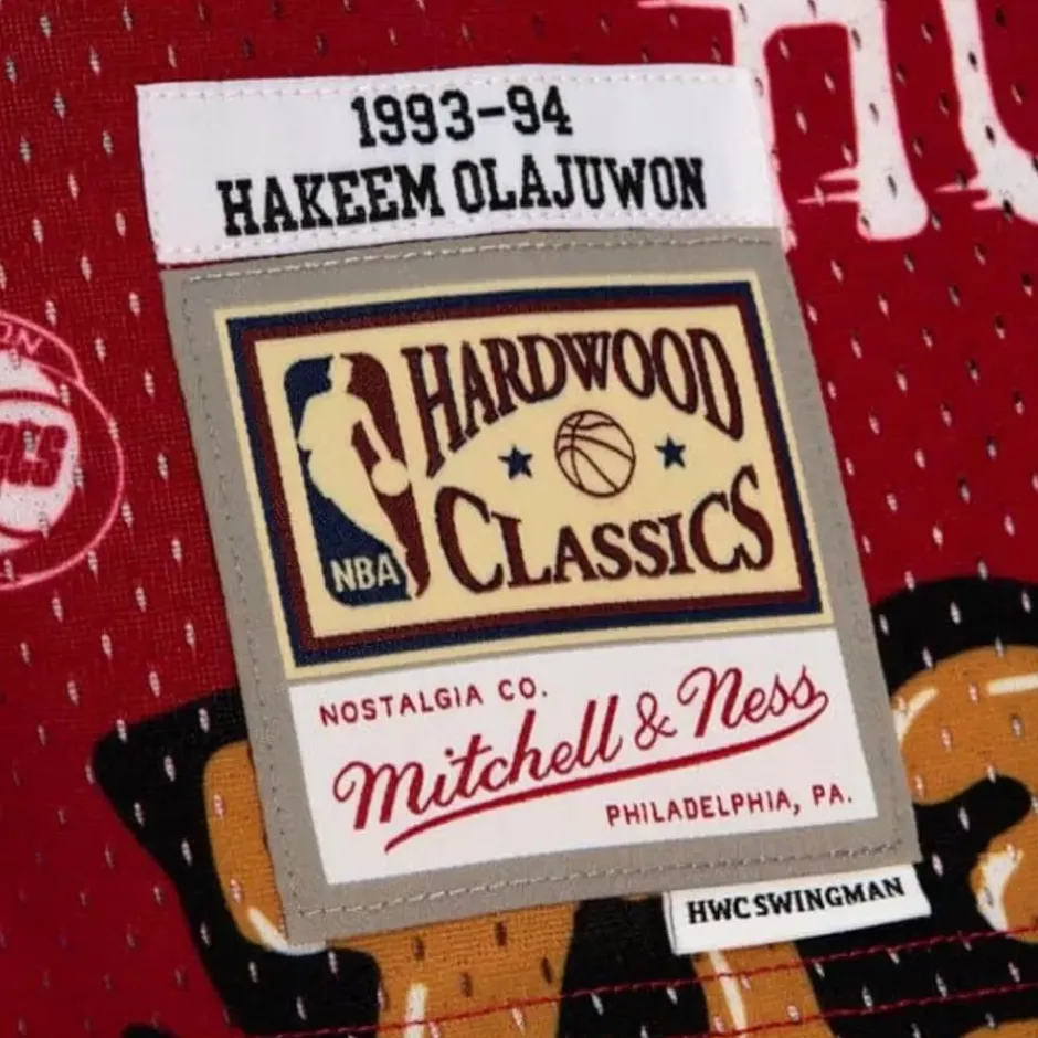 Mitchell & Ness Nba Swingman-Slap Sticker Swingman Hakeem Olajuwon Houston Rockets 1993-94 Jersey