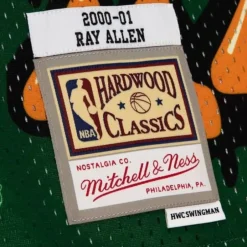 Mitchell & Ness Nba Swingman-Slap Sticker Swingman Ray Allen Milwaukee Bucks 2000-01 Jersey