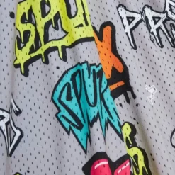 Men Mitchell & Ness Shorts-Slap Sticker Swingman San Antonio Spurs 1998-99 Shorts