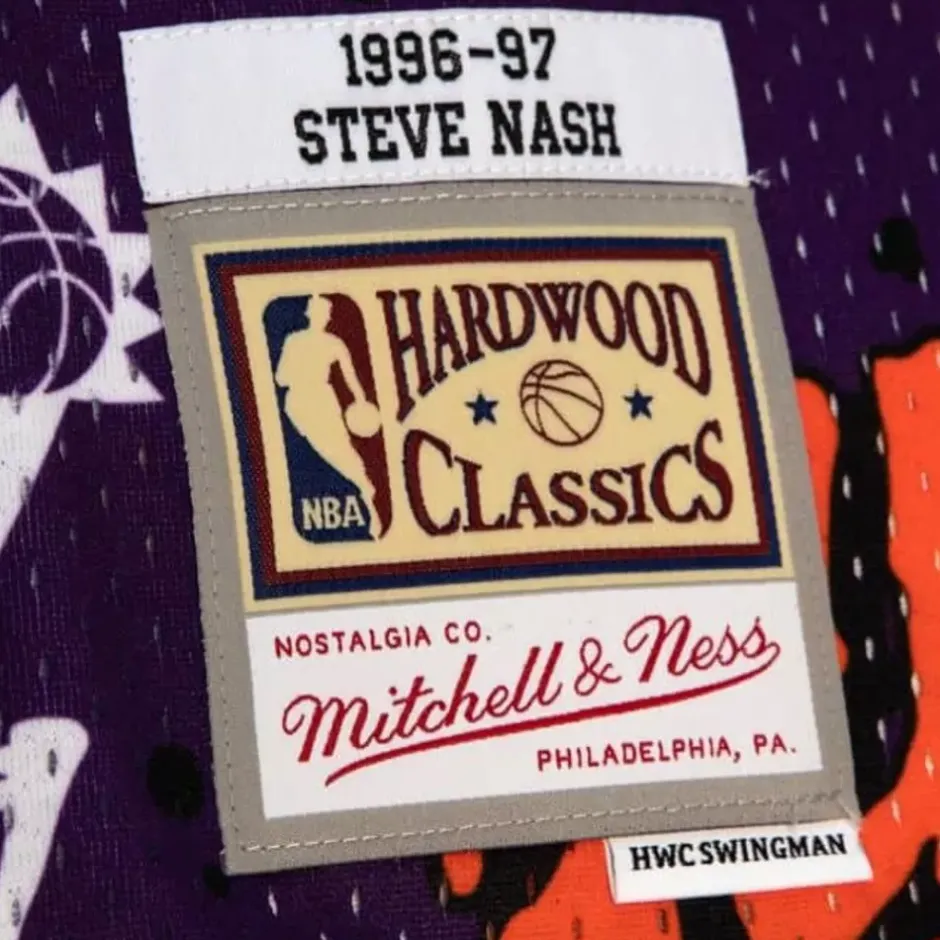 Mitchell & Ness Nba Swingman-Slap Sticker Swingman Steve Nash Phoenix Suns 1996-97 Jersey