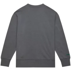 Men Mitchell & Ness Hoodies & Sweatshirts-Snow Washed Fleece Crew Anaheim Ducks