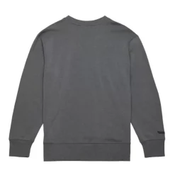 Men Mitchell & Ness Hoodies & Sweatshirts-Snow Washed Fleece Crew Current Logo Nashville Predators