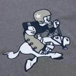Men Mitchell & Ness Hoodies & Sweatshirts-Snow Washed Fleece Crew Dallas Cowboys