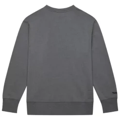 Men Mitchell & Ness Hoodies & Sweatshirts-Snow Washed Fleece Crew Kansas City Chiefs