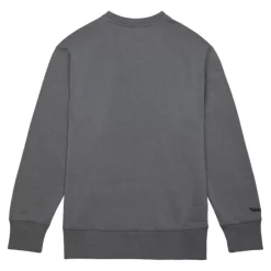 Men Mitchell & Ness Hoodies & Sweatshirts-Snow Washed Fleece Crew Pittsburgh Steelers