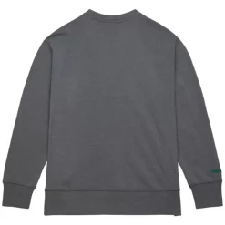 Men Mitchell & Ness Hoodies & Sweatshirts-Snow Washed Fleece Crew Philadelphia Eagles