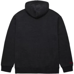 Men Mitchell & Ness Hoodies & Sweatshirts-Snow Washed Fleece Hoodie Miami Heat