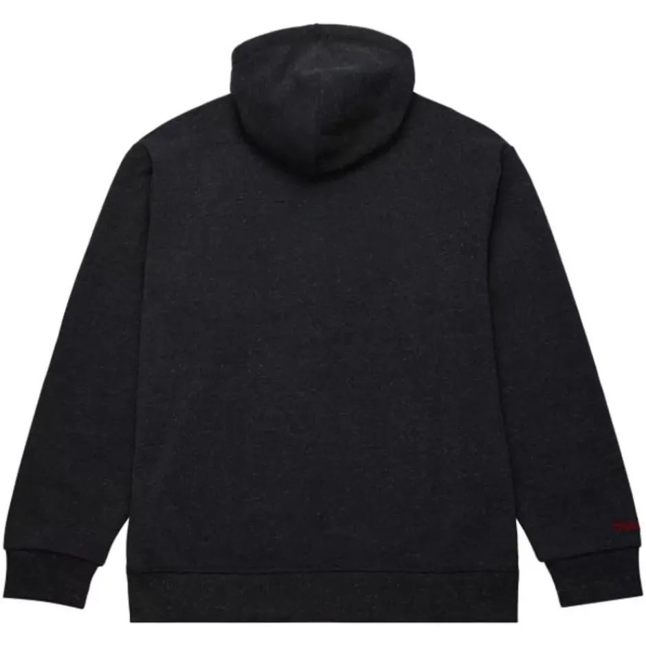 Men Mitchell & Ness Hoodies & Sweatshirts-Snow Washed Fleece Hoodie Current Logo Usc