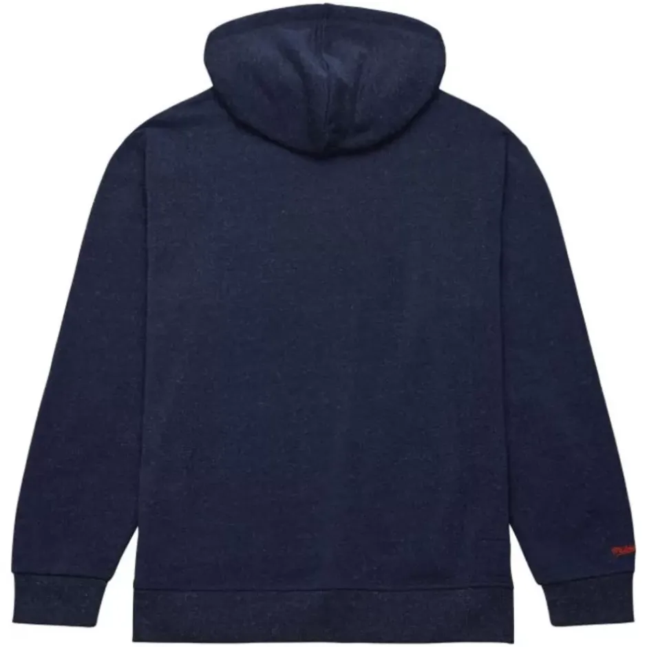 Men Mitchell & Ness Hoodies & Sweatshirts-Snow Washed Fleece Hoodie San Diego Padres