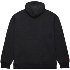 Men Mitchell & Ness Hoodies & Sweatshirts-Snow Washed Fleece Hoodie Chicago Bulls