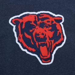 Men Mitchell & Ness Hoodies & Sweatshirts-Snow Washed Fleece Hoodie Chicago Bears