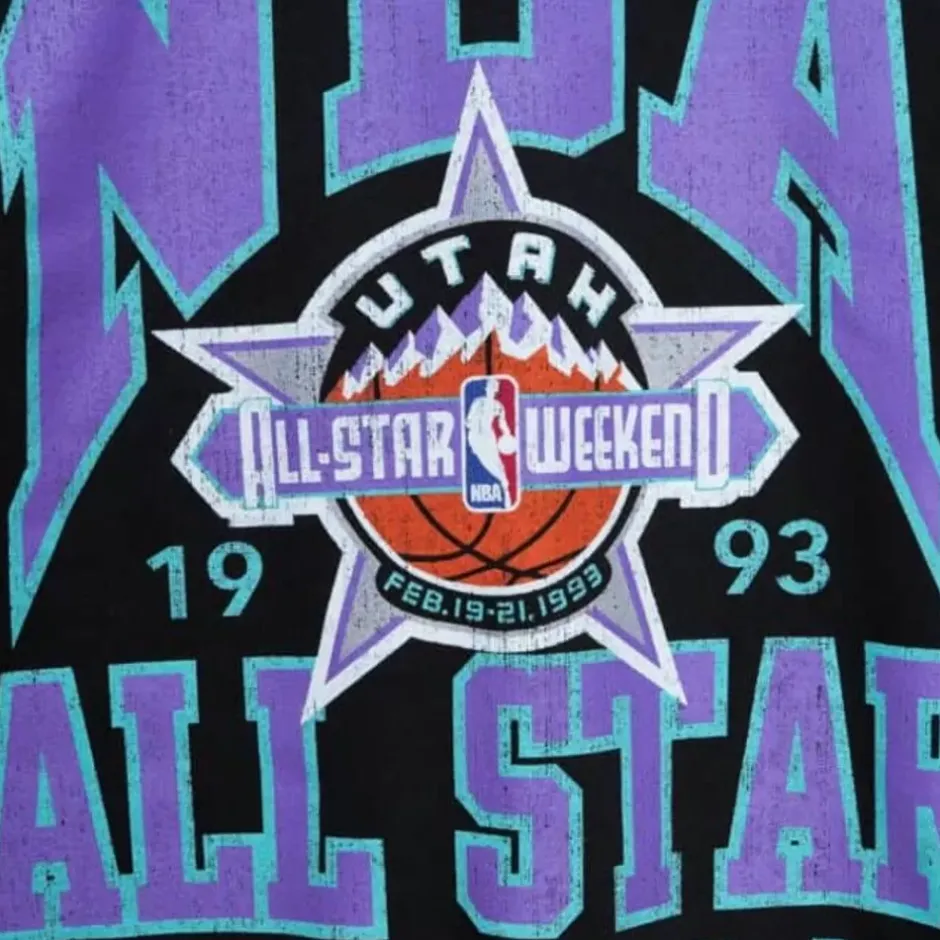Men Mitchell & Ness Hoodies & Sweatshirts-Space Asg Crew All Star
