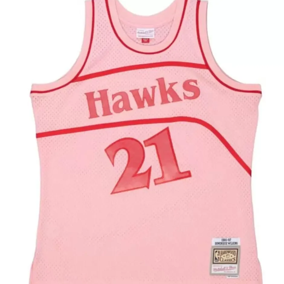 Mitchell & Ness Nba Swingman-Space Knit Swingman Dominique Wilkins Atlanta Hawks 1986-87 Jersey