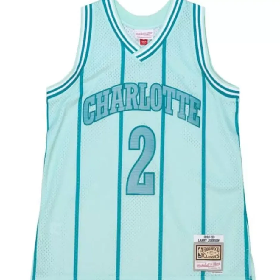 Mitchell & Ness Nba Swingman-Space Knit Swingman Larry Johnson Charlotte Hornets 1992-93 Jersey