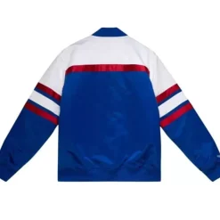 Men Mitchell & Ness Jackets & Outerwear-Special Script Heavyweight Satin Jacket Chicago Cubs