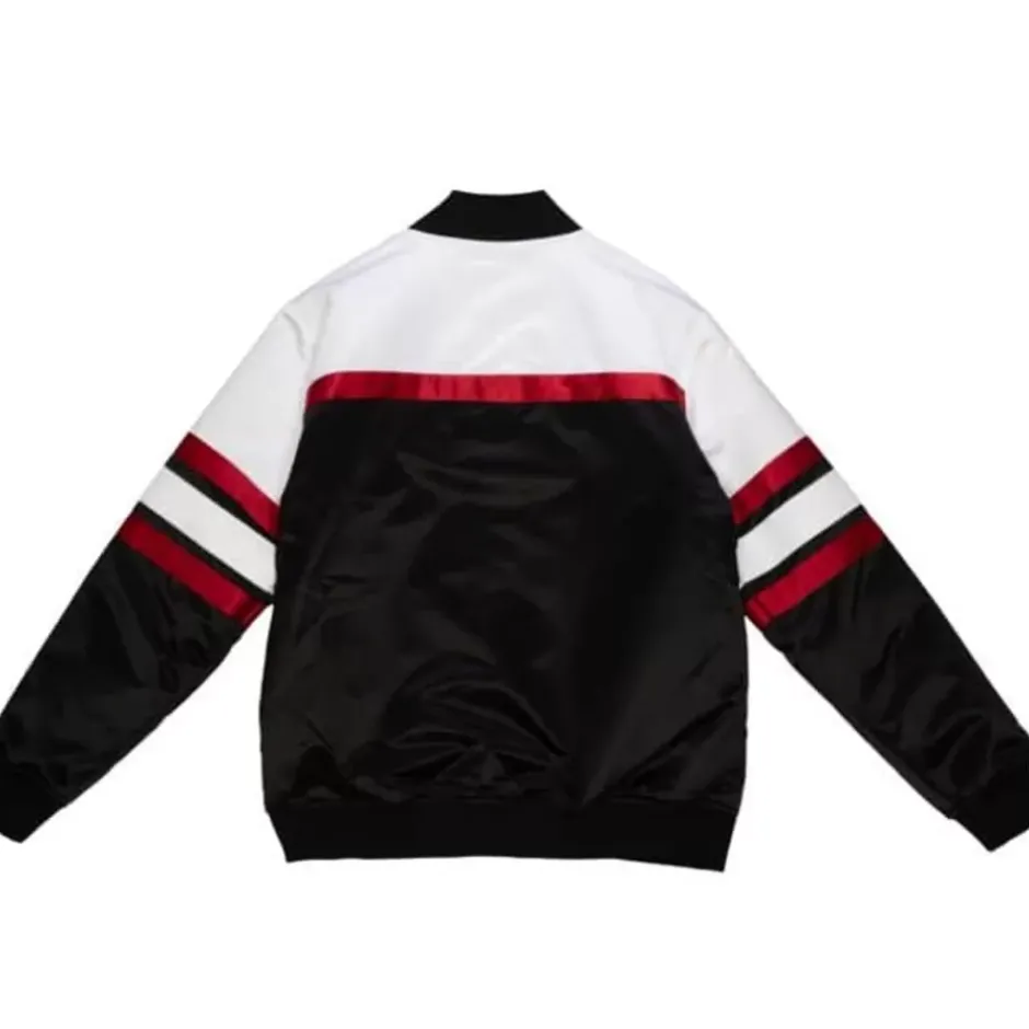 Men Mitchell & Ness Jackets & Outerwear-Special Script Heavyweight Satin Jacket Atlanta Falcons
