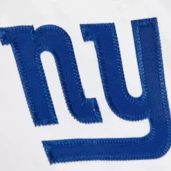 Men Mitchell & Ness Jackets & Outerwear-Special Script Heavyweight Satin Jacket New York Giants