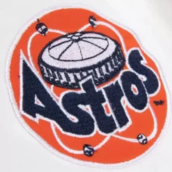 Men Mitchell & Ness Jackets & Outerwear-Special Script Heavyweight Satin Jacket Houston Astros