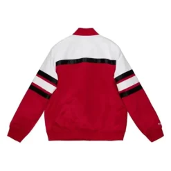 Men Mitchell & Ness Jackets & Outerwear-Special Script Heavyweight Satin Jacket Cincinnati Reds