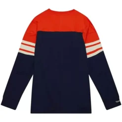 Men Mitchell & Ness T-Shirts & Tops-Special Script Long Sleeve Chicago Bears