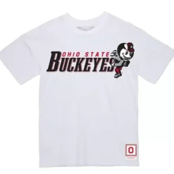 Men Mitchell & Ness T-Shirts & Tops-Sprint Tee Ohio State