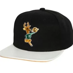 Mitchell & Ness Snapback-Ssbsts Snapback Hwc Milwaukee Bucks