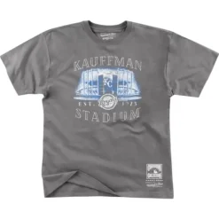Men Mitchell & Ness T-Shirts & Tops-Stadium Series 2.0 Tee Kansas City Royals