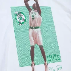 Men Mitchell & Ness T-Shirts & Tops-Star Maze Tee Boston Celtics Kevin Garnett