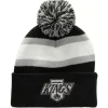 Mitchell & Ness Knit-Stripe Pom Knit Los Angeles Kings