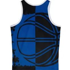 Men Mitchell & Ness T-Shirts & Tops-Sublimated Player Tank Orlando Magic Grant Hill