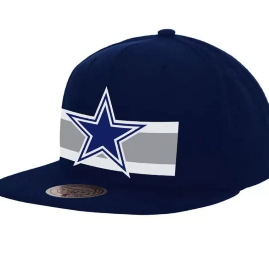 Mitchell & Ness Snapback-Super Stripe Snapback Dallas Cowboys