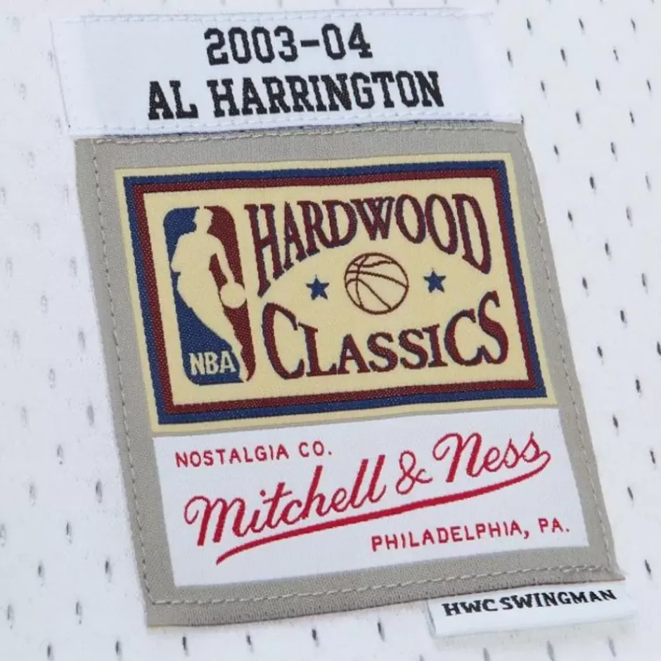 Mitchell & Ness Nba Swingman-Swingman Al Harrington Indiana Pacers White Hwc 2003-04 Jersey