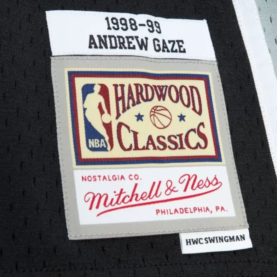 Mitchell & Ness Nba Swingman-Swingman Andrew Gaze San Antonio Spurs Dark 1998-99 Jersey