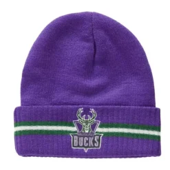 Mitchell & Ness Knit-Swingman Cuff Knit Hwc Milwaukee Bucks
