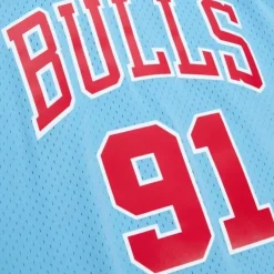 Mitchell & Ness Nba Swingman-Swingman Dennis Rodman Chicago Bulls Sky Blue Jersey