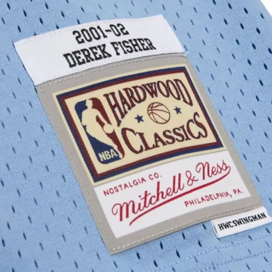 Mitchell & Ness Nba Swingman-Swingman Derek Fisher Los Angeles Lakers 2001-02 Jersey