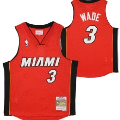 Youth Mitchell & Ness Infant & Toddler-Swingman Dwyane Wade Miami Heat Alternate Jersey