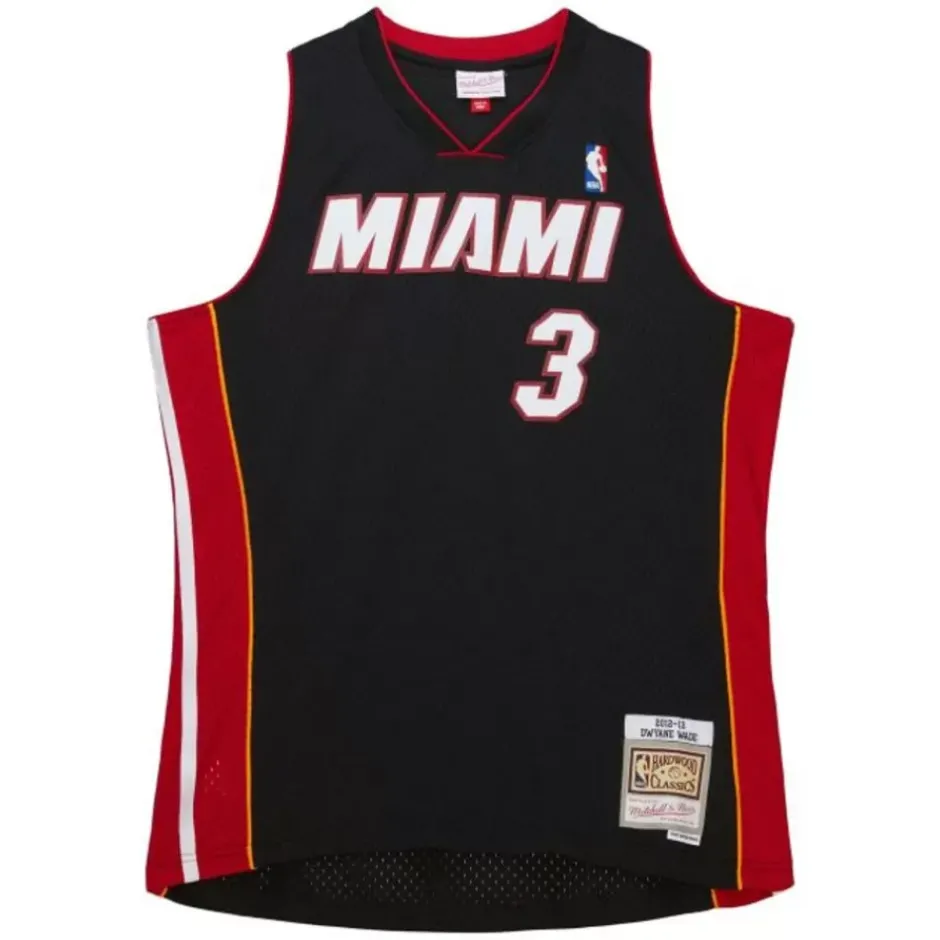Mitchell & Ness Nba Swingman-Swingman Dwyane Wade Miami Heat Black 2012-13 Jersey