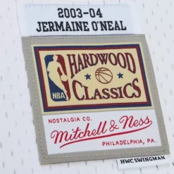 Mitchell & Ness Nba Swingman-Swingman Jermaine O'Neal Indiana Pacers White Hwc 2003-04 Jersey