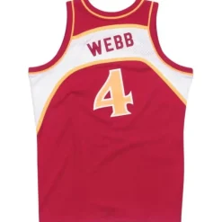 Mitchell & Ness Nba Swingman-Swingman Jersey Atlanta Hawks Road 1986-87 Spud Webb