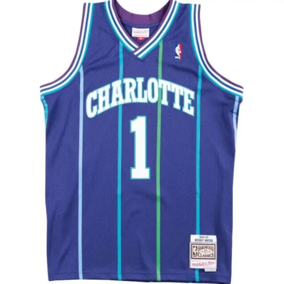 Mitchell & Ness Nba Swingman-Swingman Jersey Charlotte Hornets Alternate 1994-95 Muggsy Bogues