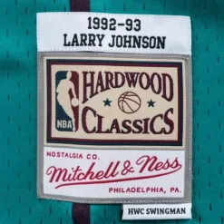 Mitchell & Ness Nba Swingman-Swingman Jersey Charlotte Hornets Road 1992-93 Larry Johnson