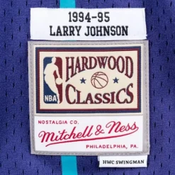 Mitchell & Ness Nba Swingman-Swingman Jersey Charlotte Hornets Alternate 1994-95 Larry Johnson