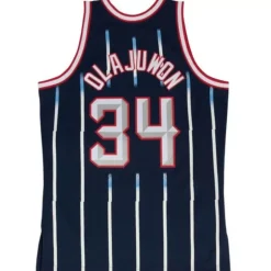 Youth Mitchell & Ness Big Kids-Swingman Jersey Houston Rockets Road 1996-97 Hakeem Olajuwon